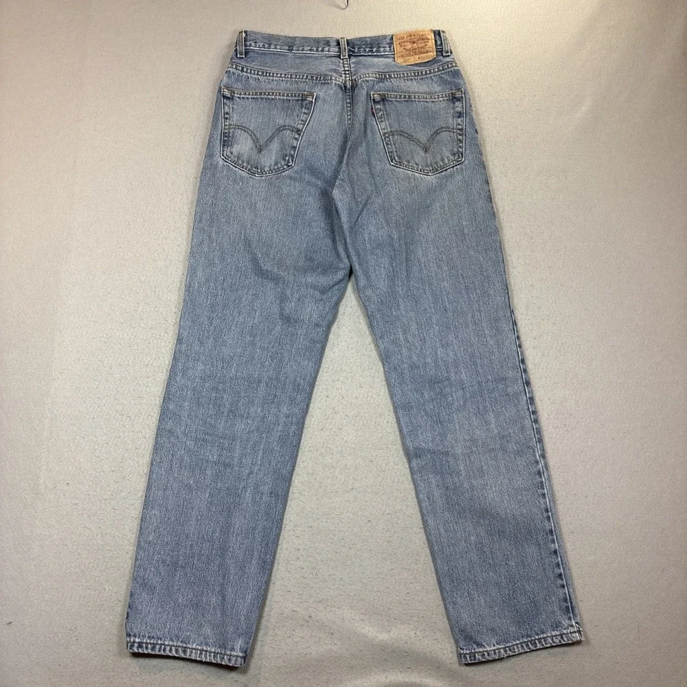 Y2K Levi's 550 Jeans Mens 33x34 Blue Relaxed Fit Denim Baggy